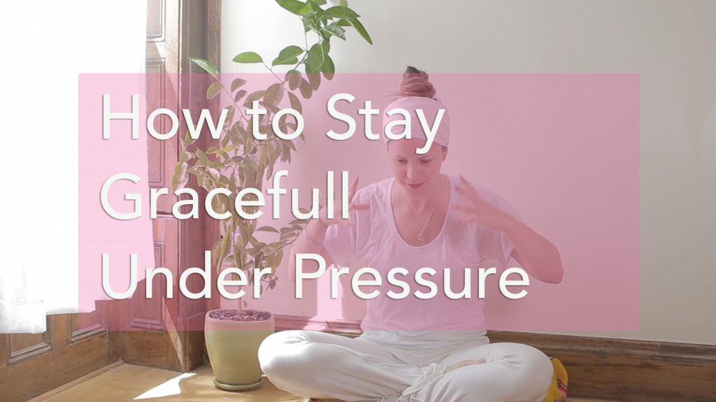 How to stay graceful under pressure